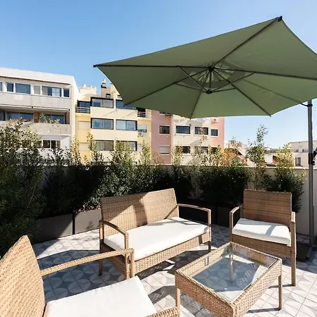 Eduardo Vii Park Amazing With Terrace 아파트 리스본