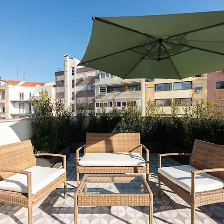 Eduardo Vii Park Amazing With Terrace * ליסבון